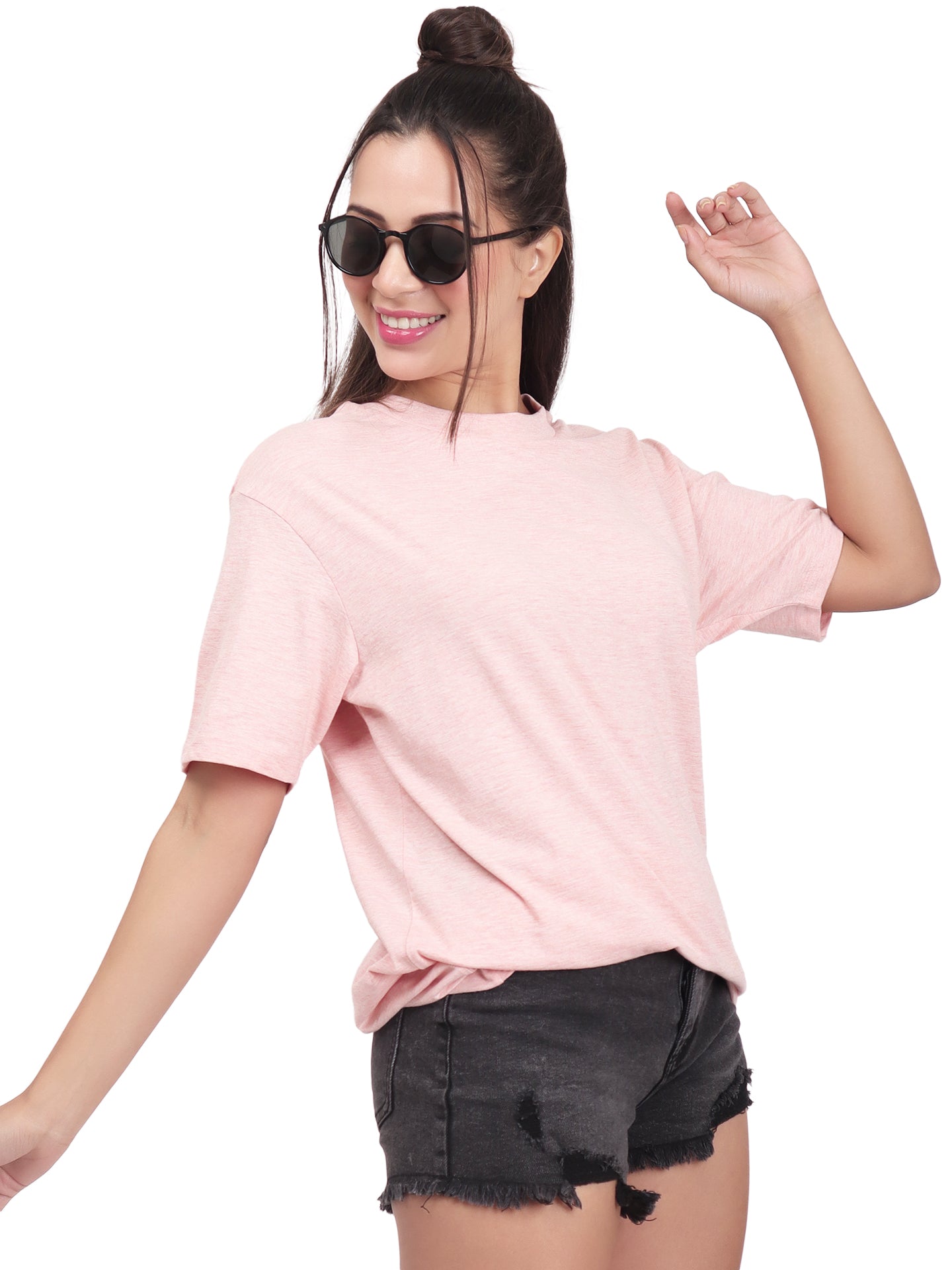 Loose T-Shirt - Coral PInk