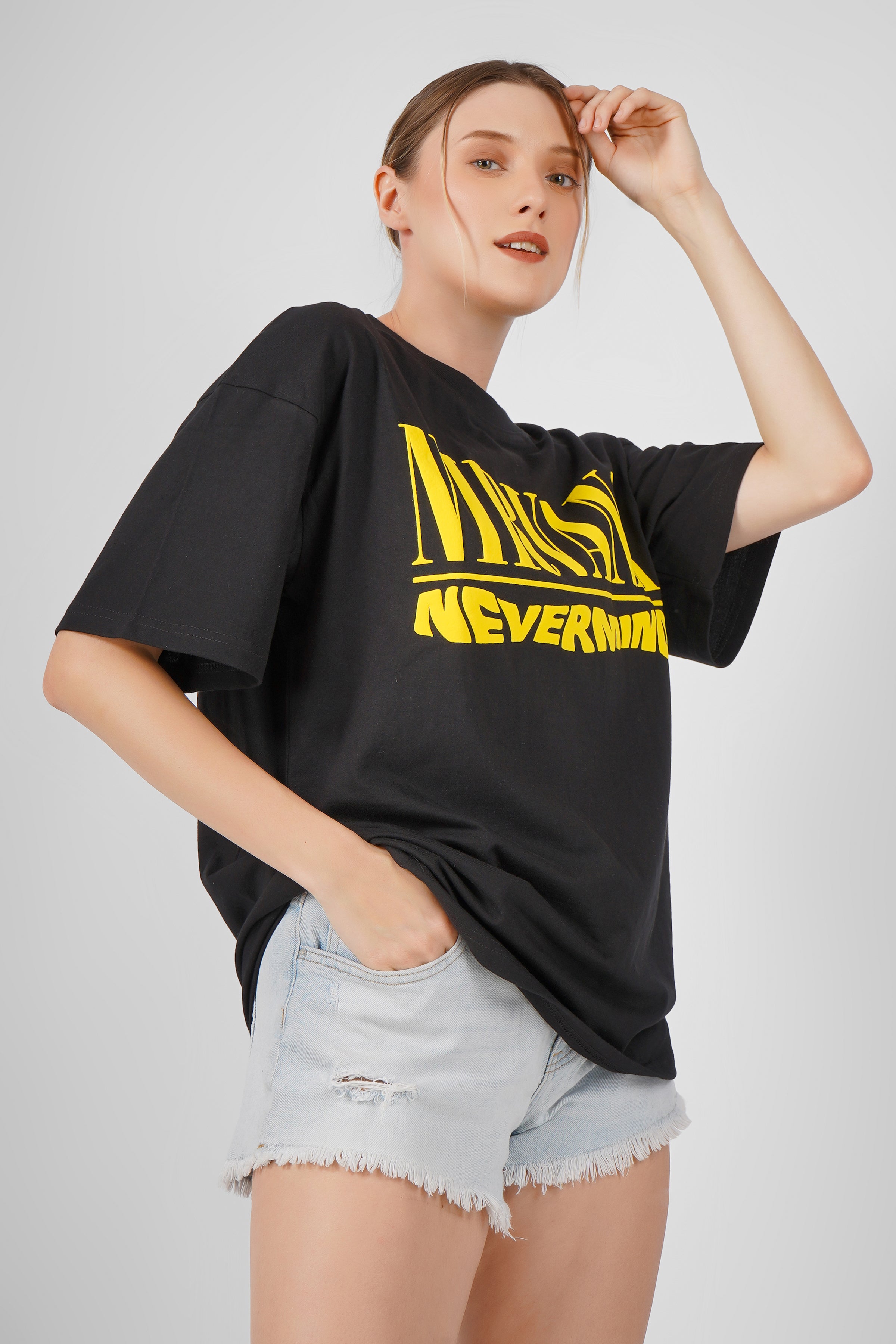 Nirvana - Oversized T Shirt - Black