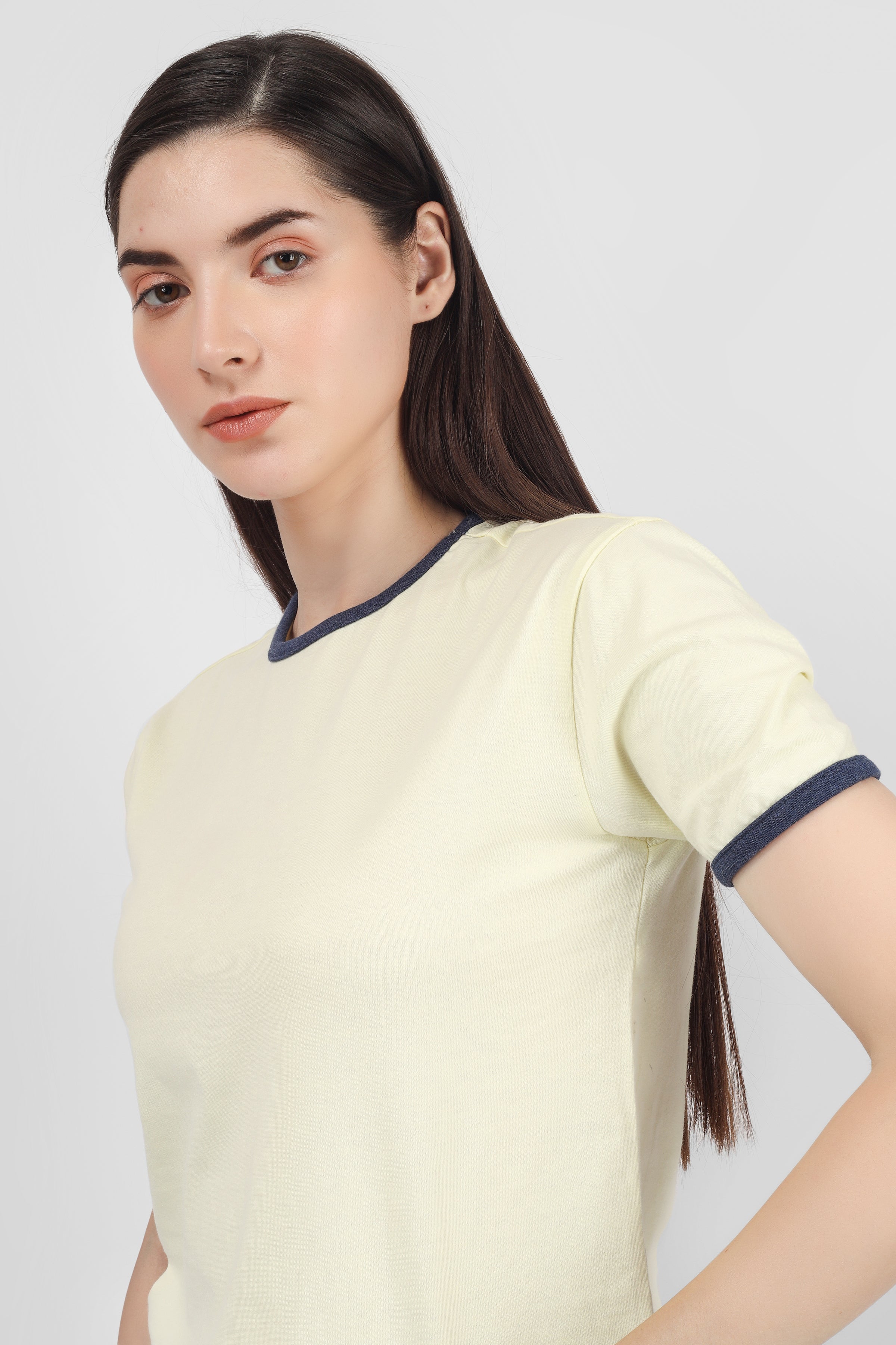 Solid - Regular Fit Tshirt - Butter Yellow