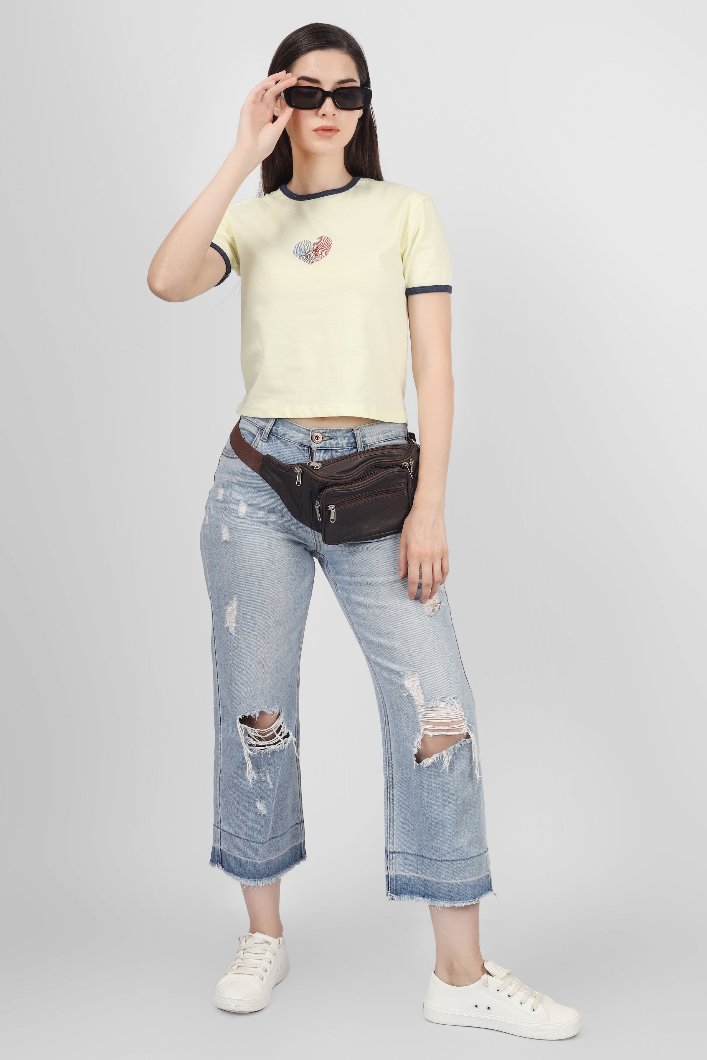 Heart - Regular Fit Tshirt - Butter Yellow